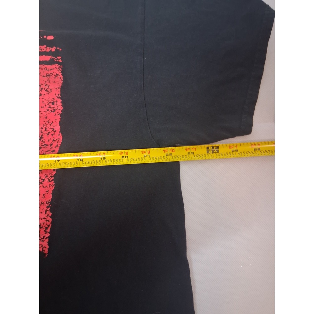 Korn Band Graphic Tee Shirt Black Red Shadow Silhouette Mens XL Nu Metal - Picture 5 of 6